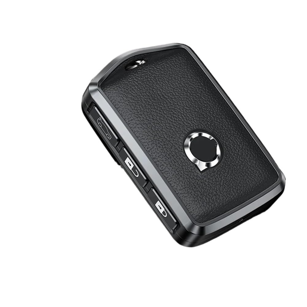 Schlüsselhülle Smart-Remote-Schlüsselgehäuse-Abdeckung Aus Verzinkter Legierung Für Volvo XC40 XC60 S90 XC90 V90 2017 2018 T5 T6 2015 2016 T8 Auto Schlüsselgehäuse(Zwart) von CNMVCJSAR