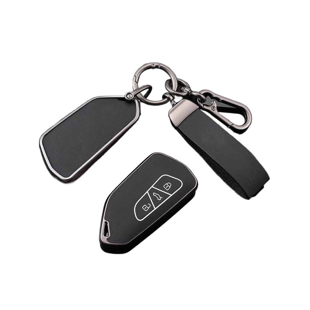 Schlüsselhülle TPU Leder Auto Fernbedienung Schlüssel Fall Fob Abdeckung Halter Shell Für Golf 8 ID.3 ID.4 MK4 MK8 2022 2021 Für GTI R Zubehör Auto Schlüsselgehäuse(Black Ring) von CNMVCJSAR