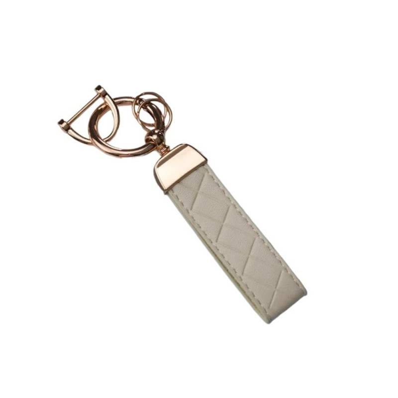 Schlüsselhülle TPU Shell Für Ford Für Fiesta Für Focus Für Ecosport Für Kuga Für Escape Für Falcon Für C-Max Für Territory Auto Flip Key Case Cover Zubehör Auto Schlüsselgehäuse(White Keychain) von CNMVCJSAR