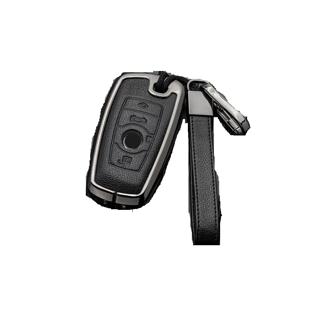 Schlüsselhülle Tasche Shell Zubehör Halter Für 520 F10 F30 F18 118i 320i 1 3 5 7 Serie X3 F25 X4 M3 M5 Schlüsselbund Metall Auto Schlüssel Fall Abdeckung Auto Schlüsselgehäuse(1 UK) von CNMVCJSAR