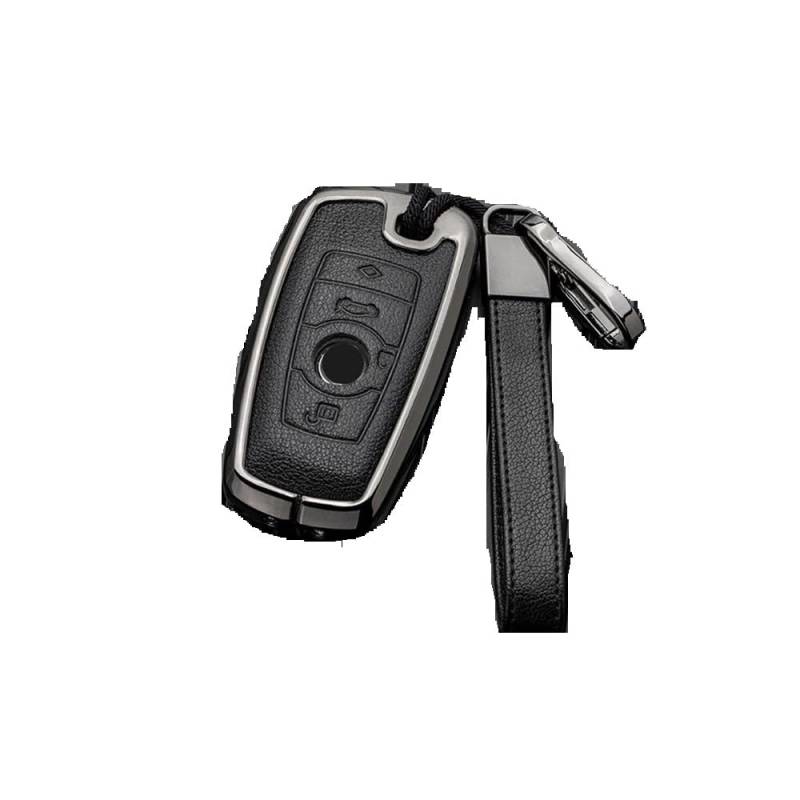 Schlüsselhülle Tasche Shell Zubehör Halter Für 520 F10 F30 F18 118i 320i 1 3 5 7 Serie X3 F25 X4 M3 M5 Schlüsselbund Metall Auto Schlüssel Fall Abdeckung Auto Schlüsselgehäuse(1 UK) von CNMVCJSAR
