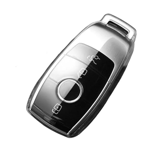 Schlüsselhülle Transparente TPU-Autoschlüsselabdeckung, Schutzhülle Für AEG GLS-Klasse W177 W205 W213 W222 G63 X167 Für Maybach Auto Schlüsselgehäuse(Transparent) von CNMVCJSAR