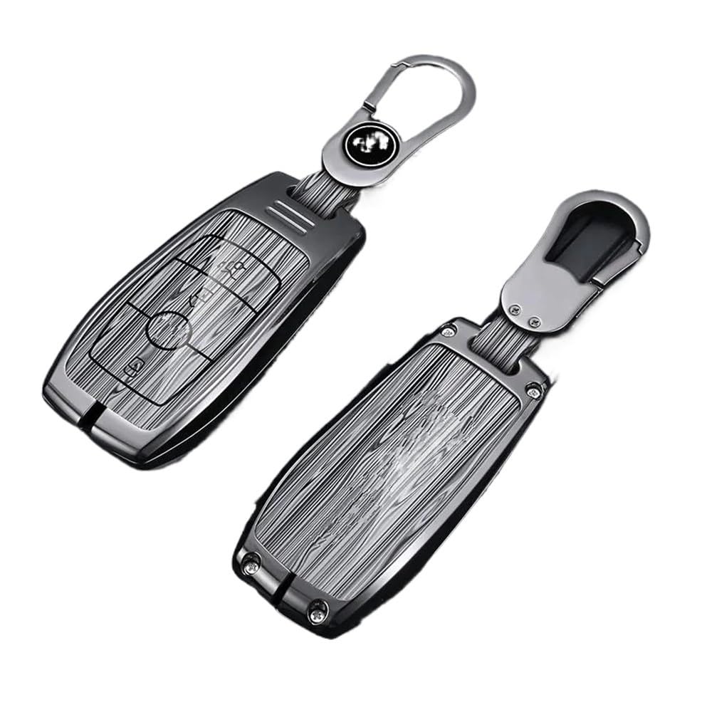 Schlüsselhülle W177 W205 W213 W222 X167 Für A C E S G Klasse GLC CLE CLA GLB GLS Für AMG Holzmaserung Auto Fernbedienung Schlüssel Fall Abdeckung Shell Auto Schlüsselgehäuse(Blanc) von CNMVCJSAR