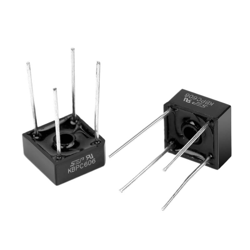 2Pcs KBPC606 Diode Bridge Rectifier Diode（6A600V）KBPC 606 For Air ConditionerElectric Welding Machine von CNTUSRXT