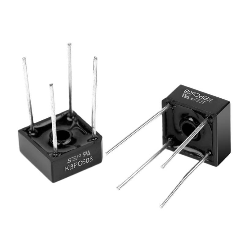 2Pcs KBPC608 Diode Bridge Rectifier Diode（6A/800V）KBPC 608 For Air Conditioner/Electric Welding Machine von CNTUSRXT