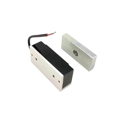 60KG 130LB Door Lock Magnetic Lock DC 12V Single Door Electromagnetic Lock Holding Force For Access Control Motor Drivers von CNTUSRXT