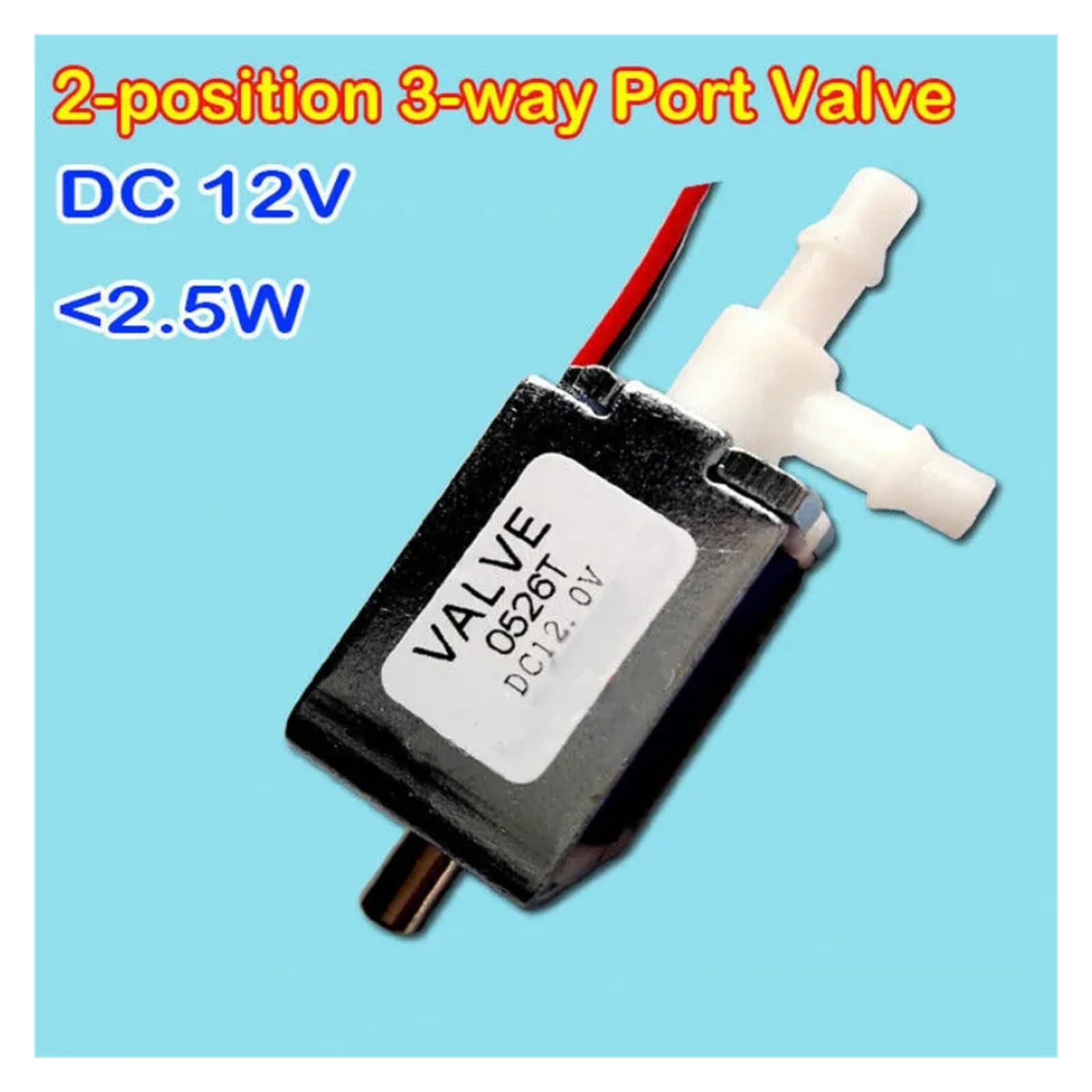 DC 12V 2-position 3-way Port Valve Small Solenoid Exhaust Air Valve Switch Two-position Three-way Motor Drivers DC 12V 2-position 3-way Port Valve Small Solenoid Exhaust Air Valve Switch Two-position Three-way Motor Drivers von CNTUSRXT
