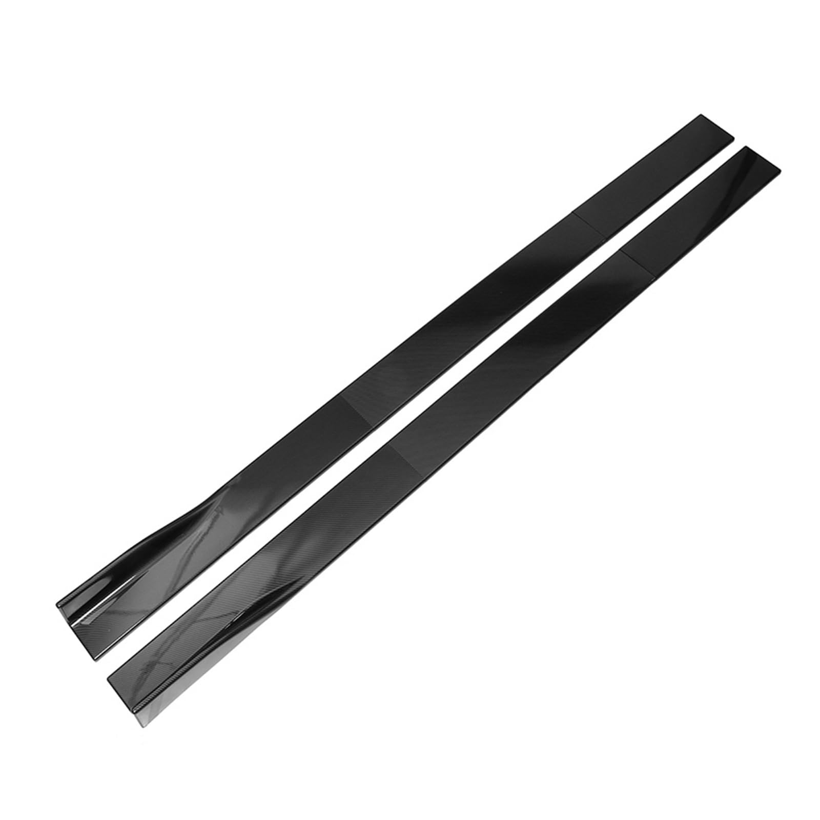 Auto-Seitenschweller, 2,2 m / 86,6 Universal-Seitenschwellerverlängerungen, Auto-Seitenschweller, Winglet-Splitter, Lippe, kompatibel for BMW E39 E46 E53 E90 E92 E93 E60 E61 X5(Carbon Fiber Look) von CNZLUVNS