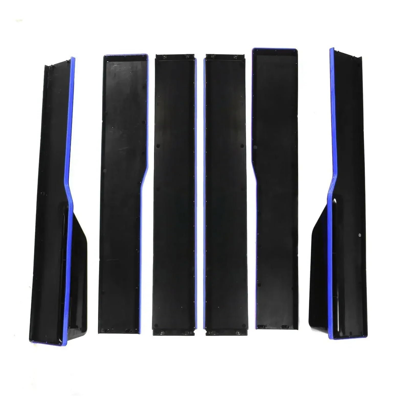 Auto-Seitenschweller, 2,2 m Auto-Seitenschweller, kompatibel mit Autos, Erweiterungen, Universal-Lippensplitter, Lippe for Audi A3, A4, A5, A6, A7, A7, A8, Q3, Q5, Q7, RS5, RS6, RS7, S3, S4, TT(Blue) von CNZLUVNS