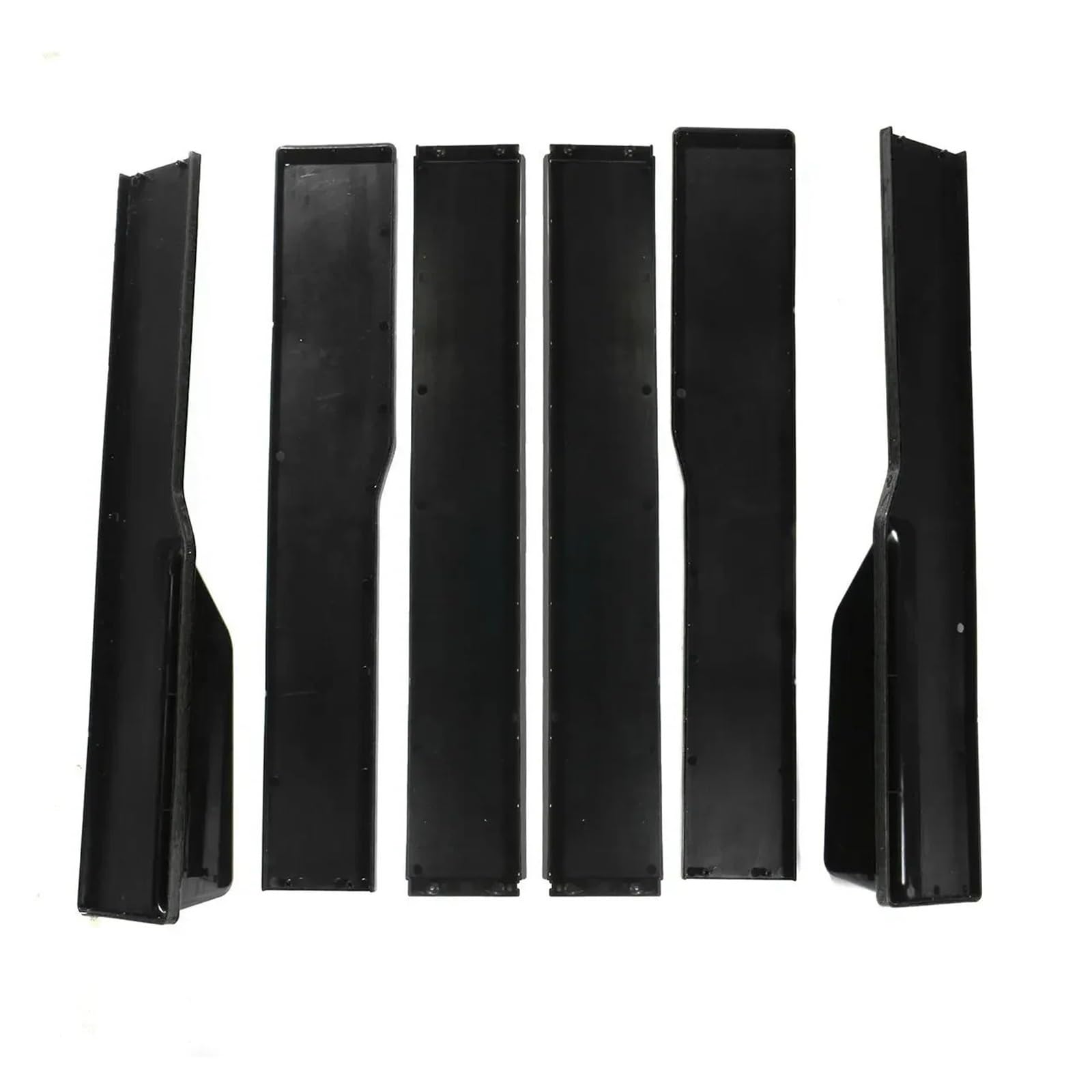 Auto-Seitenschweller, 2,2 m Auto-Seitenschwellerverlängerungen, universelle Lippensplitter, kompatibel mit Benz W205 W204 W203 W211 W212 W213 W117 C117 W176 CLA A-Klasse(Black) von CNZLUVNS