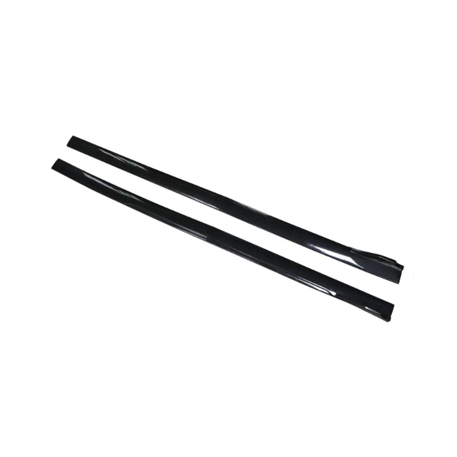 Auto-Seitenschweller, 2 Stück generische Auto-Seitenschweller-Verlängerung Rocker Panel Body Kit Lippensplitter, einfach zu installierendes Zubehör, kompatibel for Automobil-SUV(Black) von CNZLUVNS