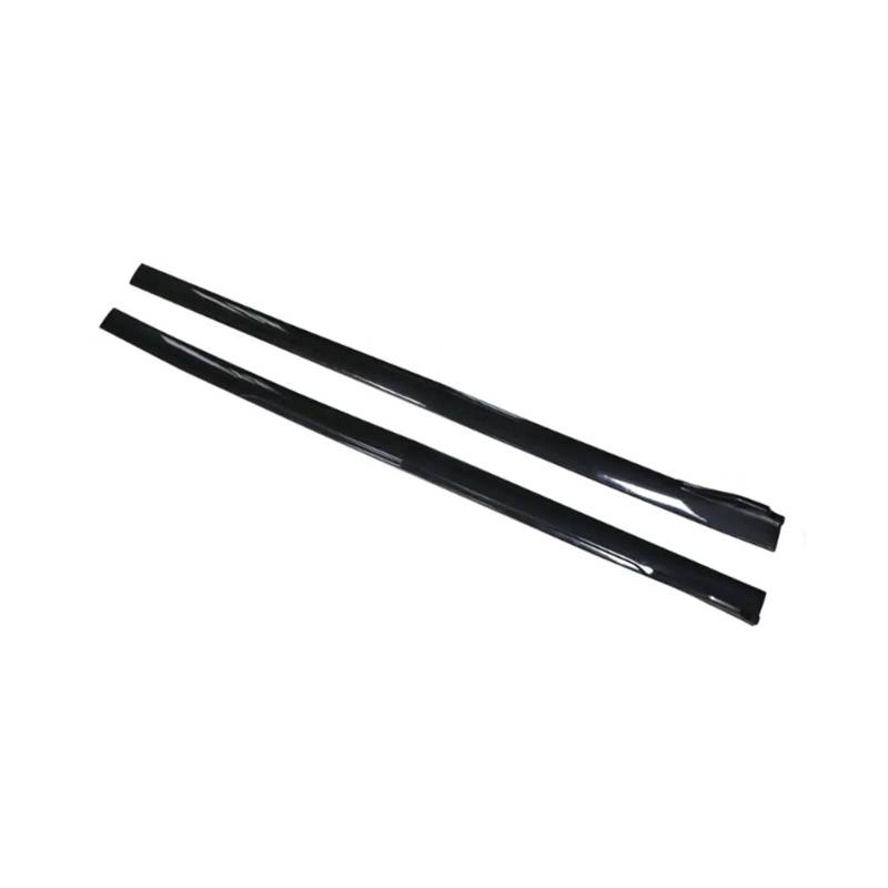 Auto-Seitenschweller, 2 Stück generische Auto-Seitenschweller-Verlängerung Rocker Panel Body Kit Lippensplitter, einfach zu installierendes Zubehör, kompatibel for Automobil-SUV(Black) von CNZLUVNS