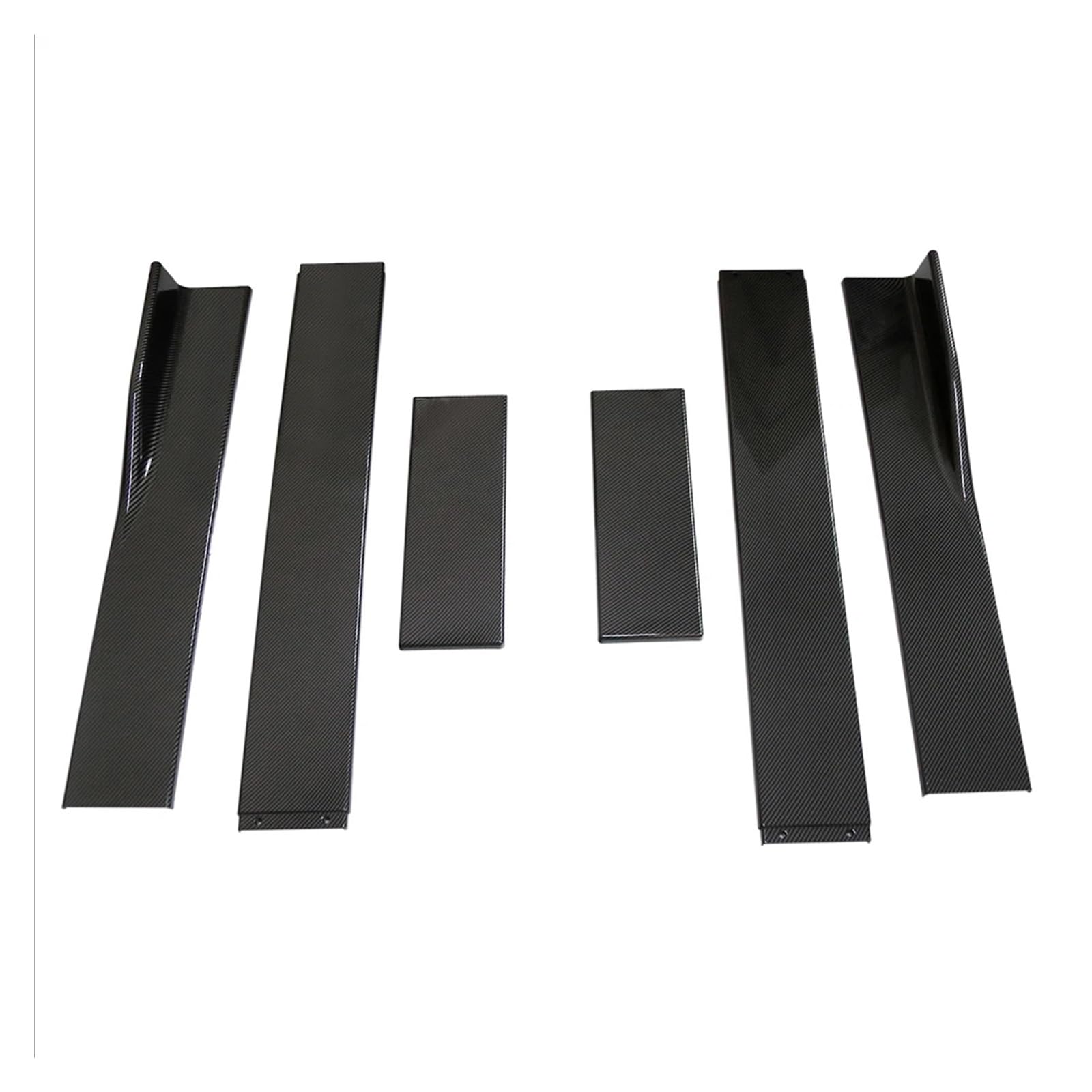 Auto-Seitenschweller, 2M Universal-Auto-Seitenschweller-Stoßstangenverlängerungen, schwarz/Karbonfaser-Stil, Auto-Stoßstangen-Seitenständer-Erweiterungen, kompatibel for BMW Benz Ford Focus(Black) Auto-Seitenschweller, 2M Universal-Auto-Seitenschweller-Stoßstangenverlängerungen, schwarz/Karbonfaser-Stil, Auto-Stoßstangen-Seitenständer-Erweiterungen, kompatibel for BMW Benz Ford Focus(Black) von CNZLUVNS