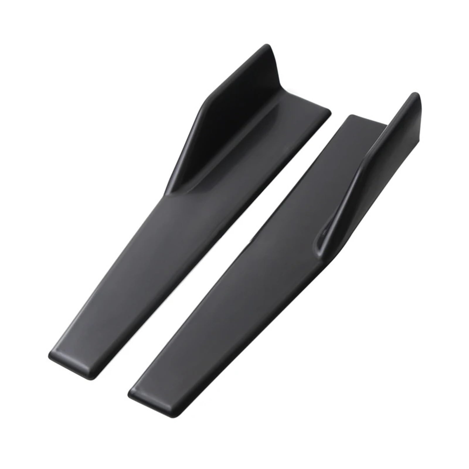 Auto-Seitenschweller, 45 cm Kohlefaser-Look/Schwarz Universal Auto Heckstoßstange Splitter Lip Spoiler Körper Seitenschweller Diffusor Kompatibel for Benz for Ford for Civic(A) von CNZLUVNS