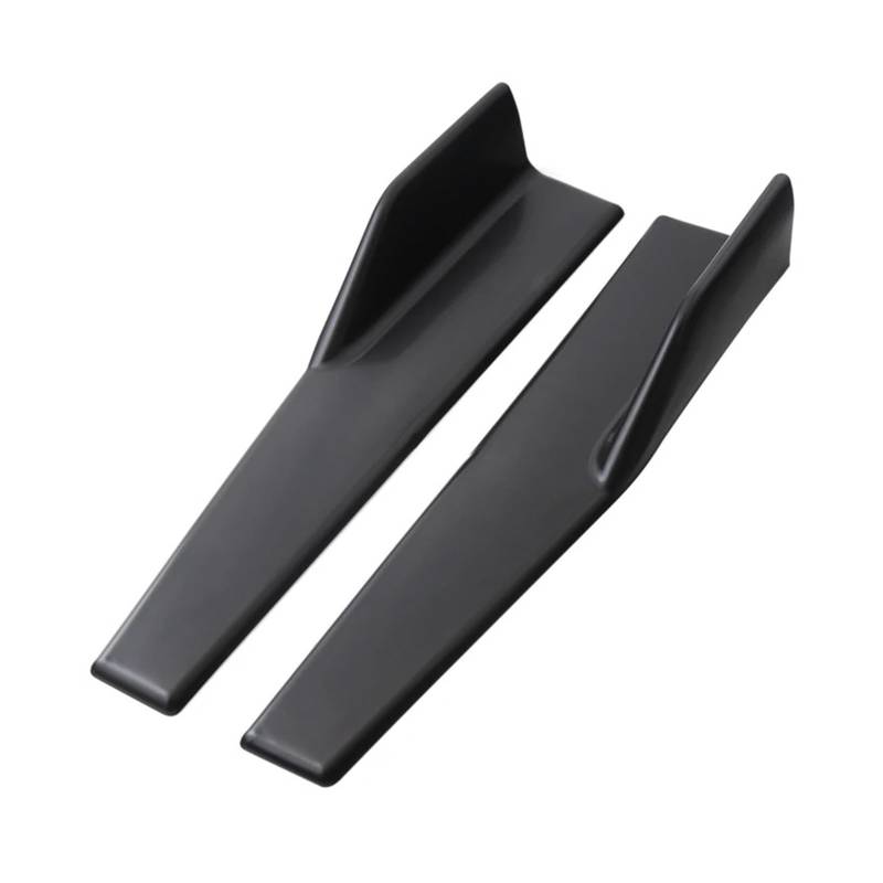 Auto-Seitenschweller, 45 cm Kohlefaser-Look/Schwarz Universal Auto Heckstoßstange Splitter Lip Spoiler Körper Seitenschweller Diffusor Kompatibel for Benz for Ford for Civic(A) von CNZLUVNS