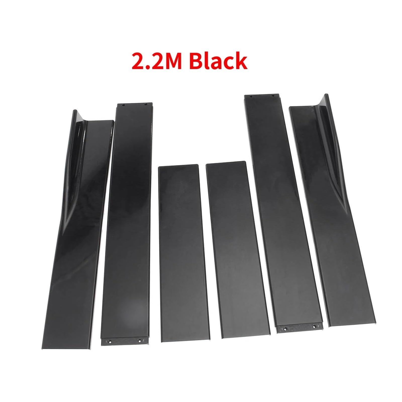 Auto-Seitenschweller, 78,7"/86,6" Seitenschwellerverlängerung Universal kompatibel for AUDI A3 A4 A5 A6 A7 A8 Q3 Q5 Q7 RS5 RS6 RS7 S3 S4 Schürze Winglet Autozubehör(86.8IN Black) von CNZLUVNS