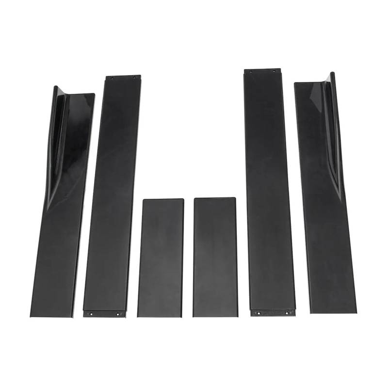 Auto-Seitenschweller, 78,7“ 86,6“ Seitenschweller Universal kompatibel for Nissan 370Z 350Z Altima 2006-2022 Verlängerungssplitter Schürzensplitter Winglet Autozubehör(86.6in Black) von CNZLUVNS