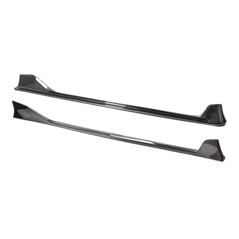 Auto-Seitenschweller, Auto-Seitenrock-Verlängerung, Splitter, Spoilerplatte, Lippe, Stoßstange, ein Paar, kompatibel mit Toyota Supra GR Supra A90 A91 2020–2024 AG-Stil(Carbon Fiber Style) von CNZLUVNS