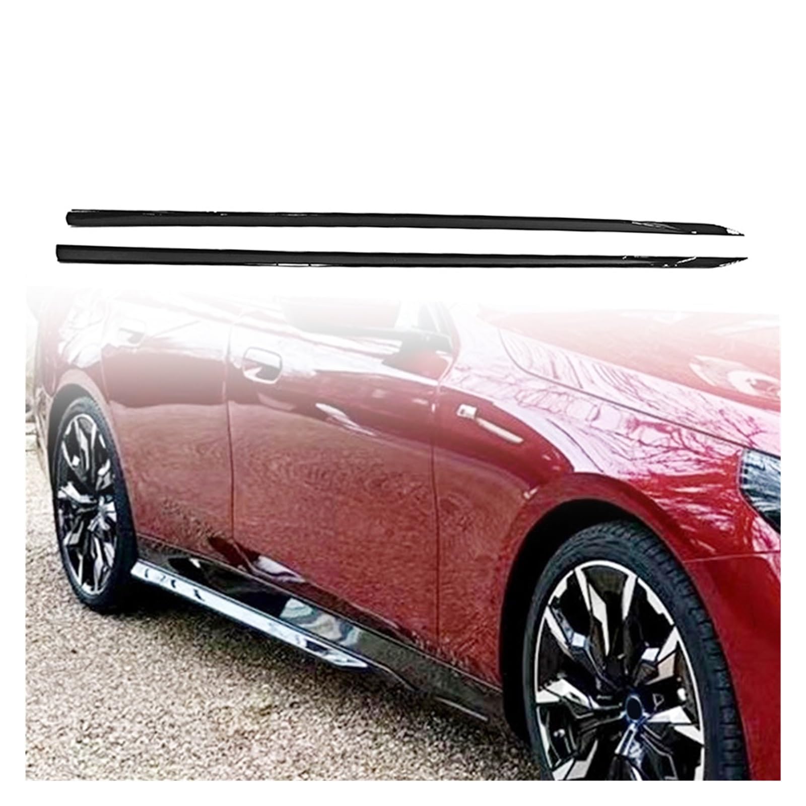 Auto-Seitenschweller, Carbon Faser Auto Seite Röcke P Stil Lippe Kinn Schürze Körper Kits Kompatibel for BMW 5 Serise G60 Seite Stoßstange auto Zubehör Auto-Seitenschweller, Carbon Faser Auto Seite Röcke P Stil Lippe Kinn Schürze Körper Kits Kompatibel for BMW 5 Serise G60 Seite Stoßstange auto Zubehör von CNZLUVNS