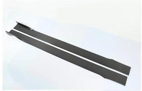 Auto-Seitenschweller, Carbon Fiber Körper Seite Rock Kit Lip Trim Spoiler Kompatibel for Jaguar XF XFL XE XEL 2016-2024 Hohe qualität Splitter Auto Zubehör(Jaguar XEL) von CNZLUVNS
