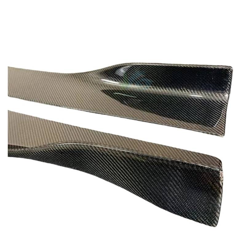 Auto-Seitenschweller, Carbon Side Body Rocks Kit Lip Trim Spoiler kompatibel for Mercedes Benz W213 E 200 E260 E300 E320 E43 E63 2016-2021 Autozubehör von CNZLUVNS
