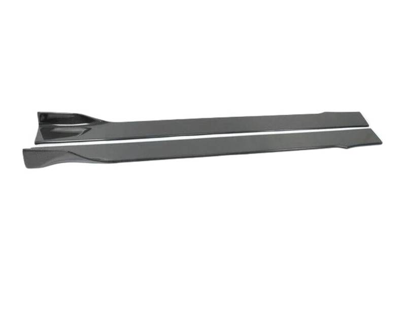 Auto-Seitenschweller, Carbon Side Body Röcke Kit Lip Trim Spoiler Kompatibel for Mercedes Benz W205 Coupe C200 C260 C300 C63 2015-2021 auto Zubehör von CNZLUVNS