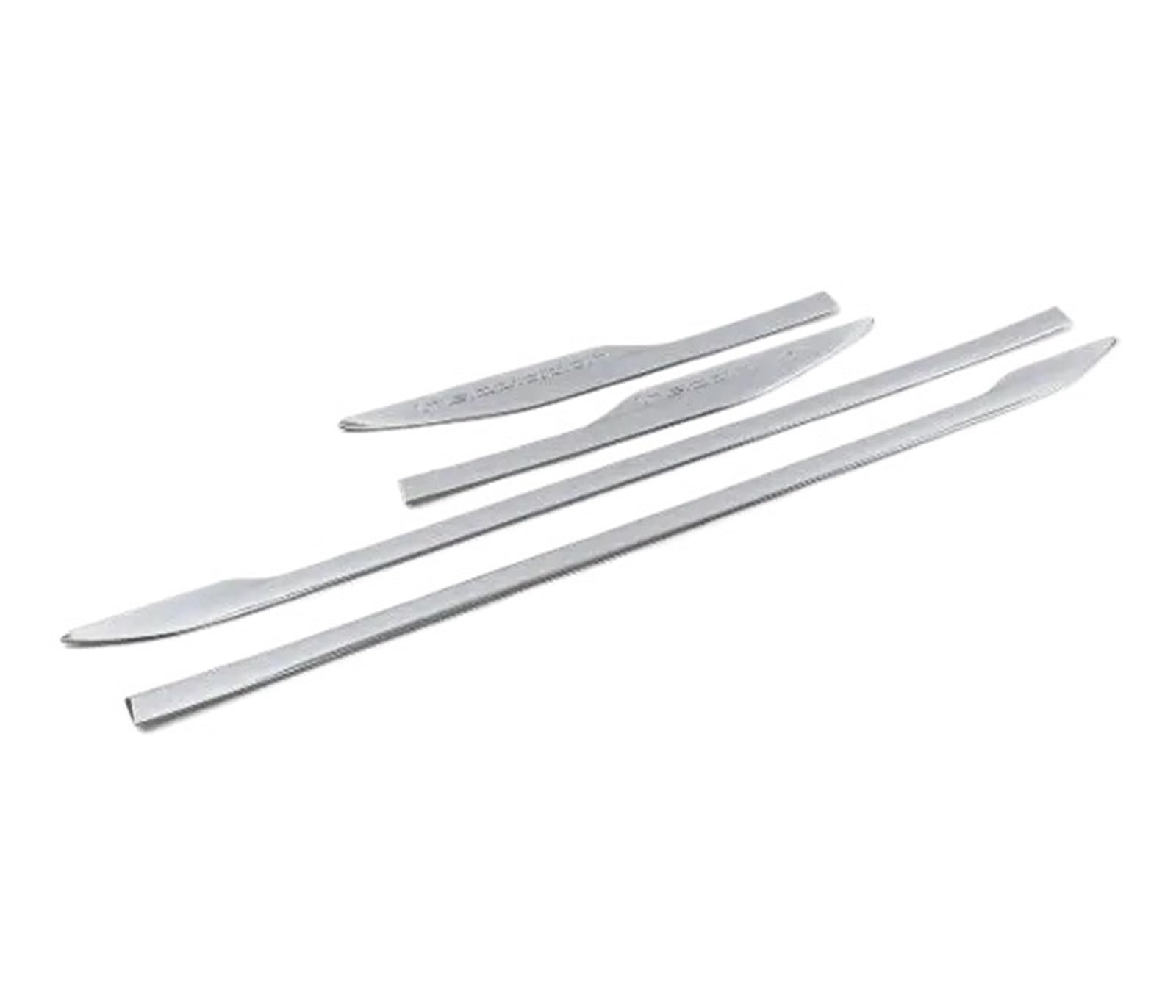 Auto-Seitenschweller, Edelstahl/ABS Chrom Auto Seitenschweller Stoßstange Seitentür Körperabdeckung kompatibel for VOLVO XC60 2018 2019 2020 2021 2022 2023(ABS Chrome) von CNZLUVNS