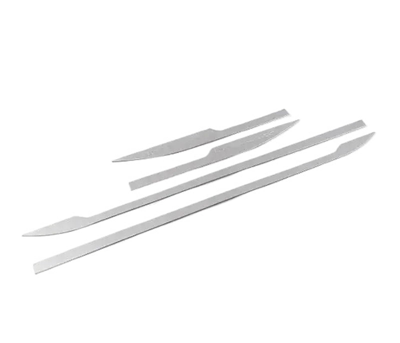 Auto-Seitenschweller, Edelstahl/ABS Chrom Auto Seitenschweller Stoßstange Seitentür Körperabdeckung kompatibel for VOLVO XC60 2018 2019 2020 2021 2022 2023(Stainless Steel) von CNZLUVNS