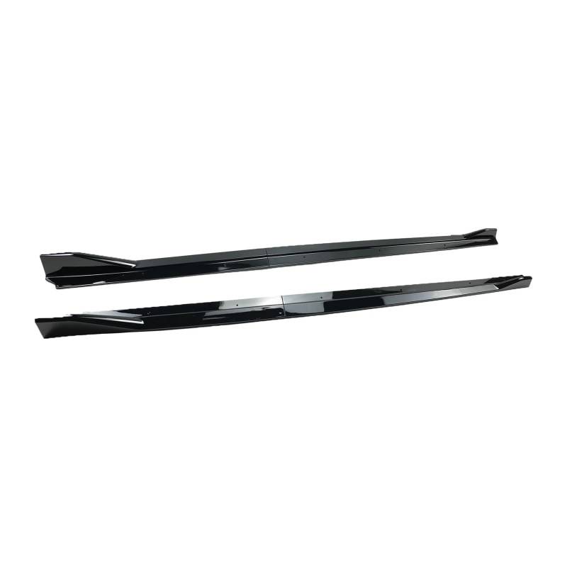 Auto-Seitenschweller, Ein Paar kompatibel for Toyota Supra GR Supra A90 A91 2020–2024 AG-Stil, Auto-Seitenrock-Verlängerung, Splitter, Spoilerplatte, Lippenstoßstange(Glossy Black) von CNZLUVNS