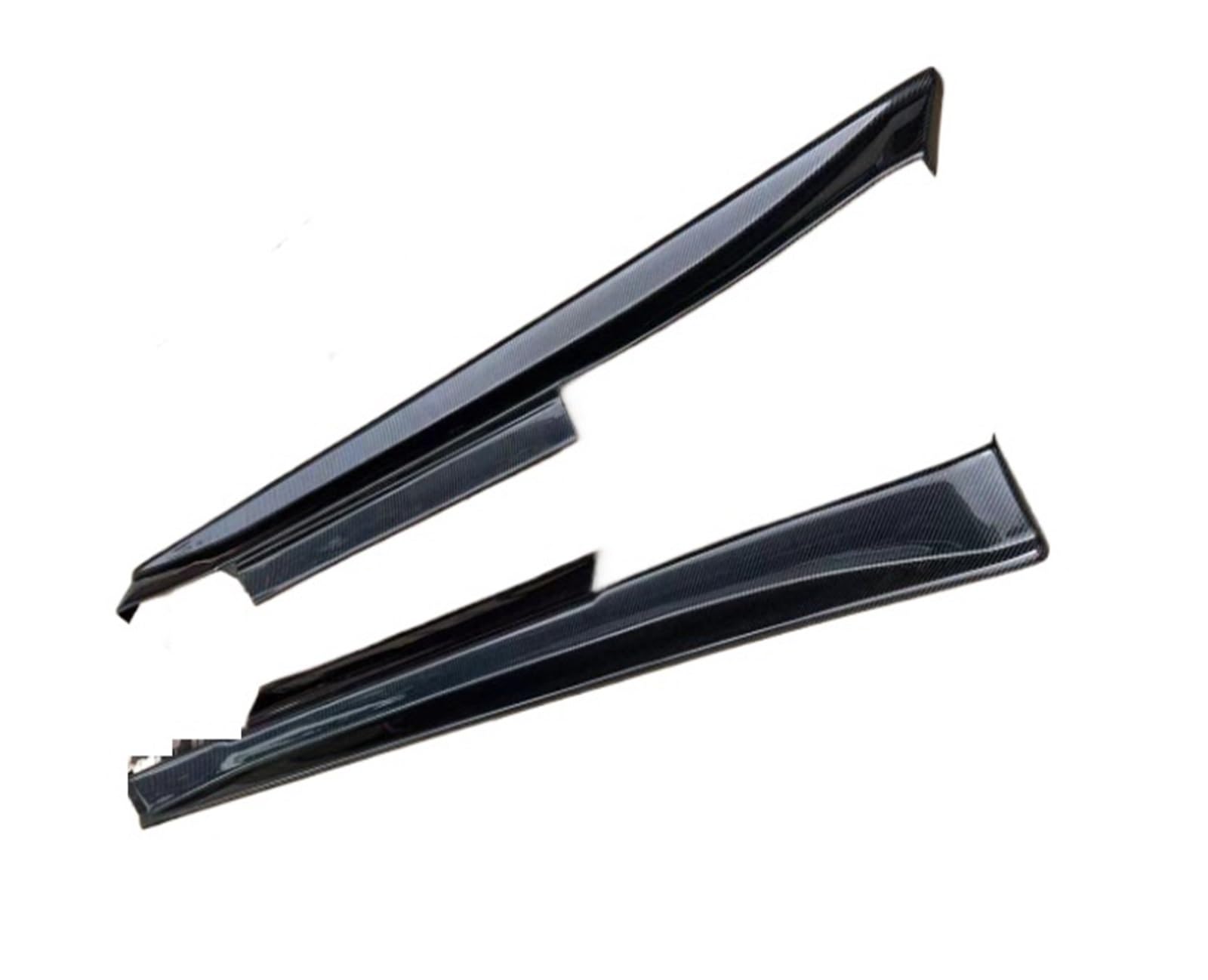 Auto-Seitenschweller, Kompatibel Compatible For Nissan GTR R35 2008-2016 Carbon Faser Auto Stoßstange Lippe Seite Rock Spoiler Abdeckung(Carbon Fiber) von CNZLUVNS