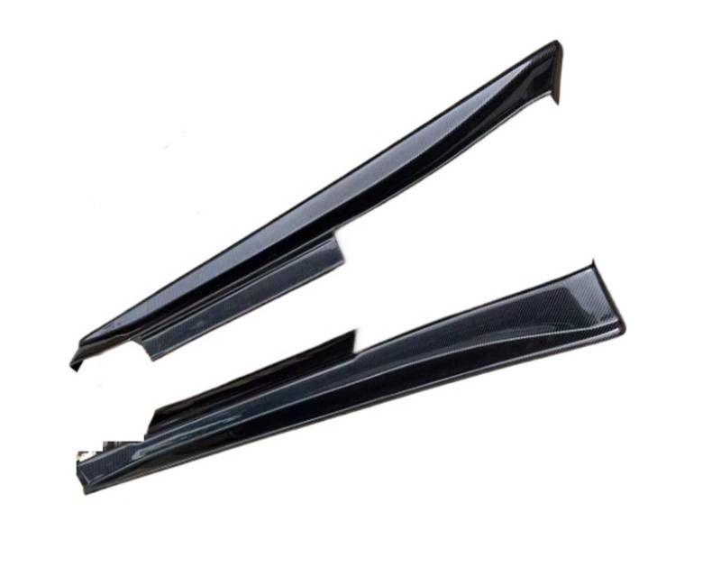 Auto-Seitenschweller, Kompatibel Compatible For Nissan GTR R35 2008-2016 Carbon Faser Auto Stoßstange Lippe Seite Rock Spoiler Abdeckung(Carbon Fiber) von CNZLUVNS