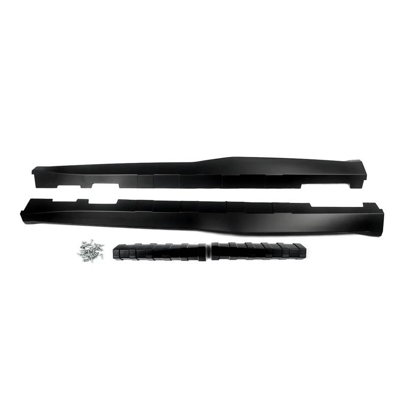 Auto-Seitenschweller, Kompatibel for 2016–22 Chevy Camaro RS SS ZL1 Style Seitenschweller-Verlängerung, Mattschwarz von CNZLUVNS