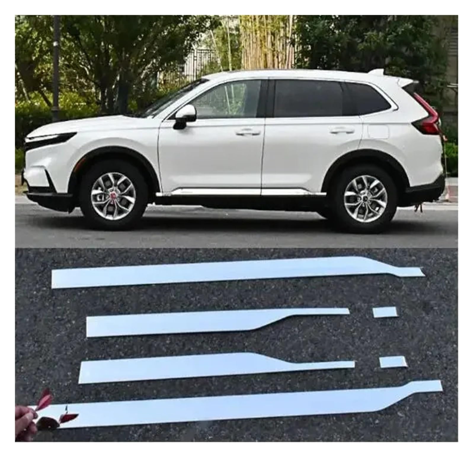 Auto-Seitenschweller, Kompatibel for Honda CRV CR-V 2022 2023 2024 Edelstahl Auto Seite Rock Stoßstange Seite Tür Körper Trim Abdeckung 6 teile/satz Auto-Seitenschweller, Kompatibel for Honda CRV CR-V 2022 2023 2024 Edelstahl Auto Seite Rock Stoßstange Seite Tür Körper Trim Abdeckung 6 teile/satz von CNZLUVNS