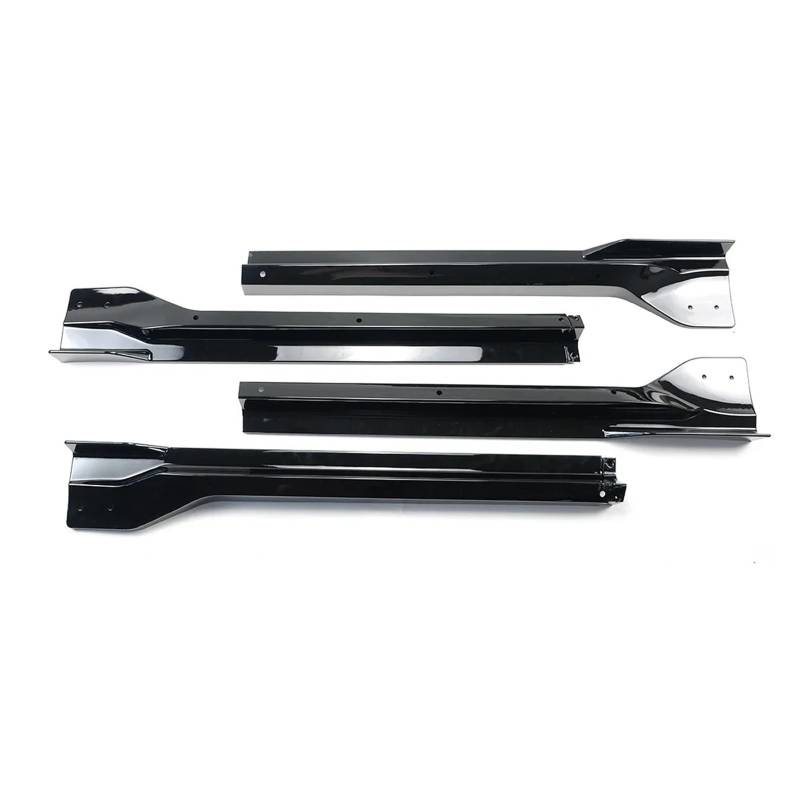 Auto-Seitenschweller, Kompatibel for Jeep Grand Cherokee SRT/SRT8/Wk2 2012-2021 Auto Seite Rock Verlängerung Splitter Lip Spoiler diffusor Zubehör(Glossy Black) von CNZLUVNS