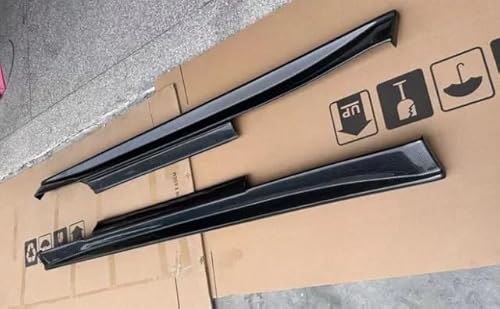 Auto-Seitenschweller, Kompatibel for Nissan GTR R35 2008-2016 Carbon Faser Auto Stoßstange Lippe Seite Rock Spoiler Abdeckung(Carbon Fiber) von CNZLUVNS