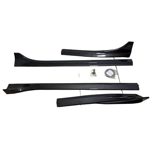 Auto-Seitenschweller, Kompatibel for Tesla Modell 3 2017–2023, Auto-Seitenschweller, Stoßstangenverlängerungen, Spoiler, Diffusor, modifizierter Schutz, Body-Kits, glänzendes schwarzes ABS(Carbon Look Auto-Seitenschweller, Kompatibel for Tesla Modell 3 2017–2023, Auto-Seitenschweller, Stoßstangenverlängerungen, Spoiler, Diffusor, modifizierter Schutz, Body-Kits, glänzendes schwarzes ABS(Carbon Look von CNZLUVNS