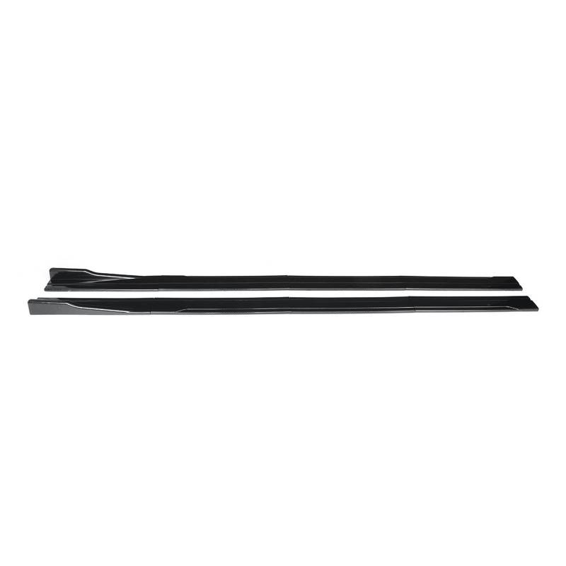 Auto-Seitenschweller, Universal 2,2 m Seite Rock Splitter Winglet Seite Flügel Stoßstange Lippe Kompatibel for BMW for Benz for Audi for Ford for PEUGEOT for SEAT Leon Etc(Carbon fiber look) von CNZLUVNS