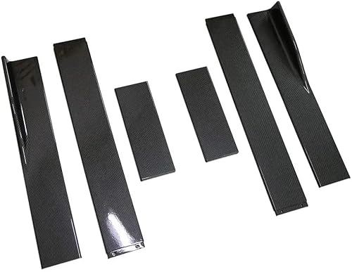 Auto-Seitenschweller, Universelles Seitenschweller-Verlängerungsset, Rocker-Splitter, Winglet-Flügel, kompatibel for Honda Civic, Mercedes-Benz, BMW, Autozubehör, 78,7 Zoll / 86,6 Zoll(86.6in Carbon L Auto-Seitenschweller, Universelles Seitenschweller-Verlängerungsset, Rocker-Splitter, Winglet-Flügel, kompatibel for Honda Civic, Mercedes-Benz, BMW, Autozubehör, 78,7 Zoll / 86,6 Zoll(86.6in Carbon L von CNZLUVNS