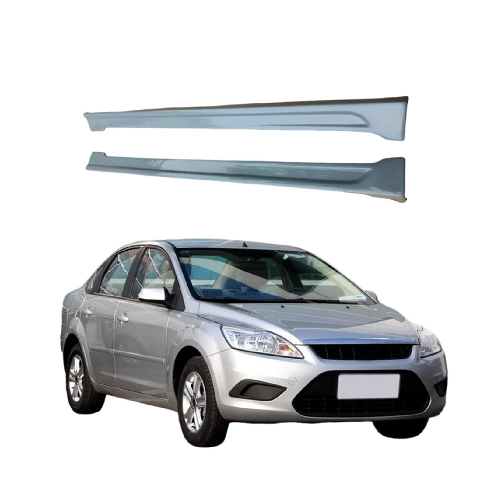 Auto-Seitenschweller, Wide Body Kit kompatibel for Ford Focus 2009 2010 2011 Typ C, das Pp Auto Body Systems beinhaltet ein Auto-Seitenschweller-Stoßstangenteil Auto-Seitenschweller, Wide Body Kit kompatibel for Ford Focus 2009 2010 2011 Typ C, das Pp Auto Body Systems beinhaltet ein Auto-Seitenschweller-Stoßstangenteil von CNZLUVNS