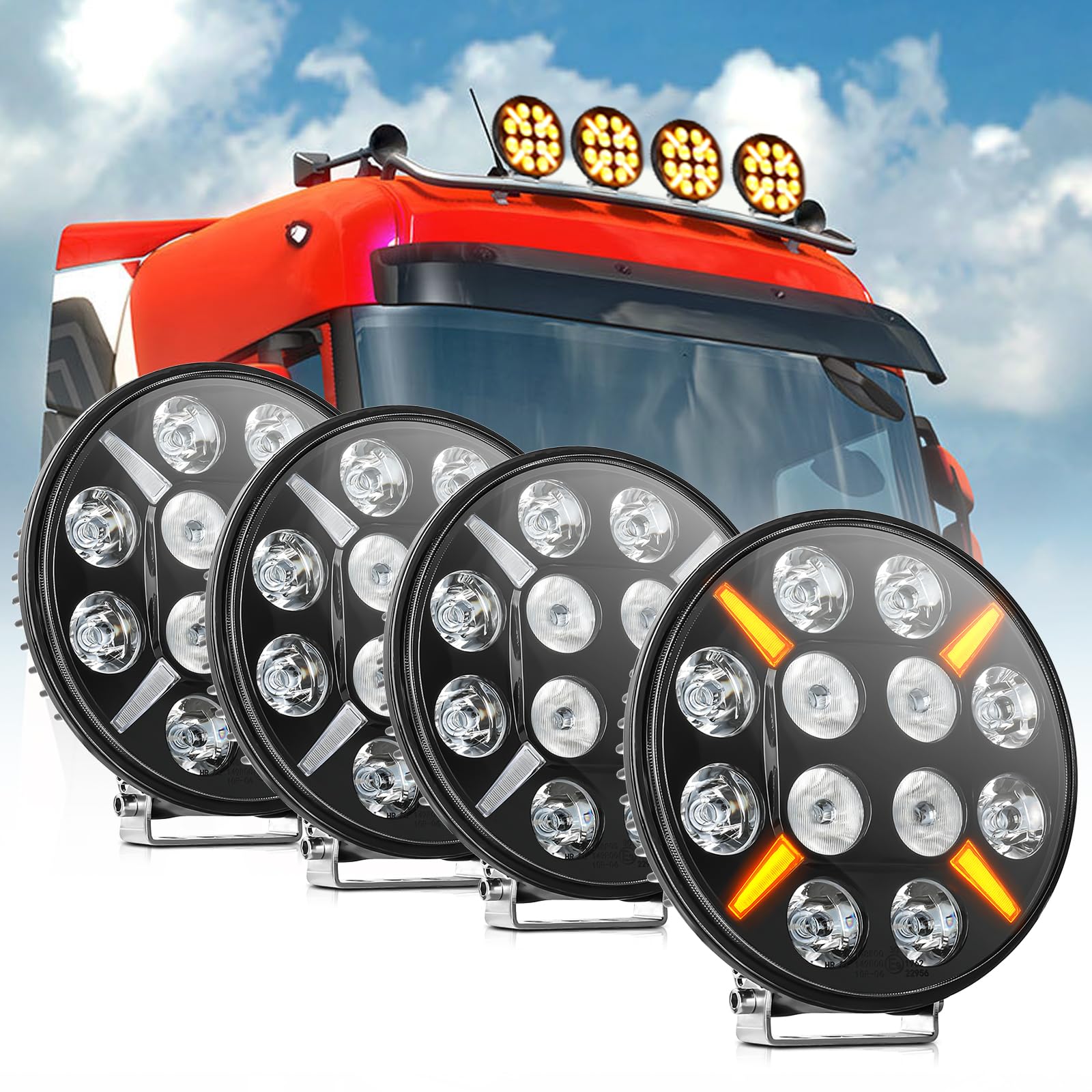 CO LIGHT 120W 4PCS 9 Zoll LED Arbeitsscheinwerfer 12v,120W Runder LED Scheinwerfer mit ECE CO LIGHT 120W 4PCS 9 Zoll LED Arbeitsscheinwerfer 12v,120W Runder LED Scheinwerfer mit ECE von CO LIGHT