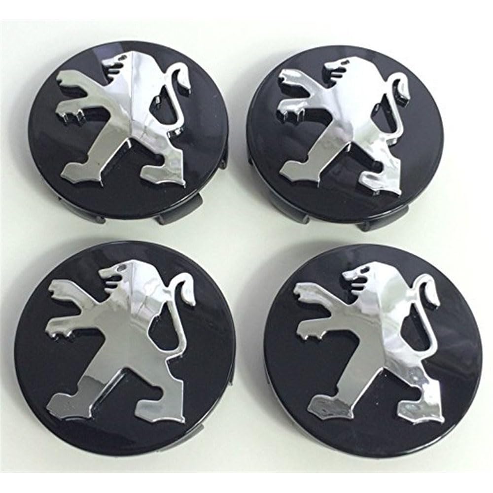 4 Stück Auto Radnabenkappen für Peugeot 60mm Nabendeckel Radnabendeckel Radnabenabdeckung Felgendeckel Felgenabdeckung 4 Stück Auto Radnabenkappen für Peugeot 60mm Nabendeckel Radnabendeckel Radnabenabdeckung Felgendeckel Felgenabdeckung von COALHO
