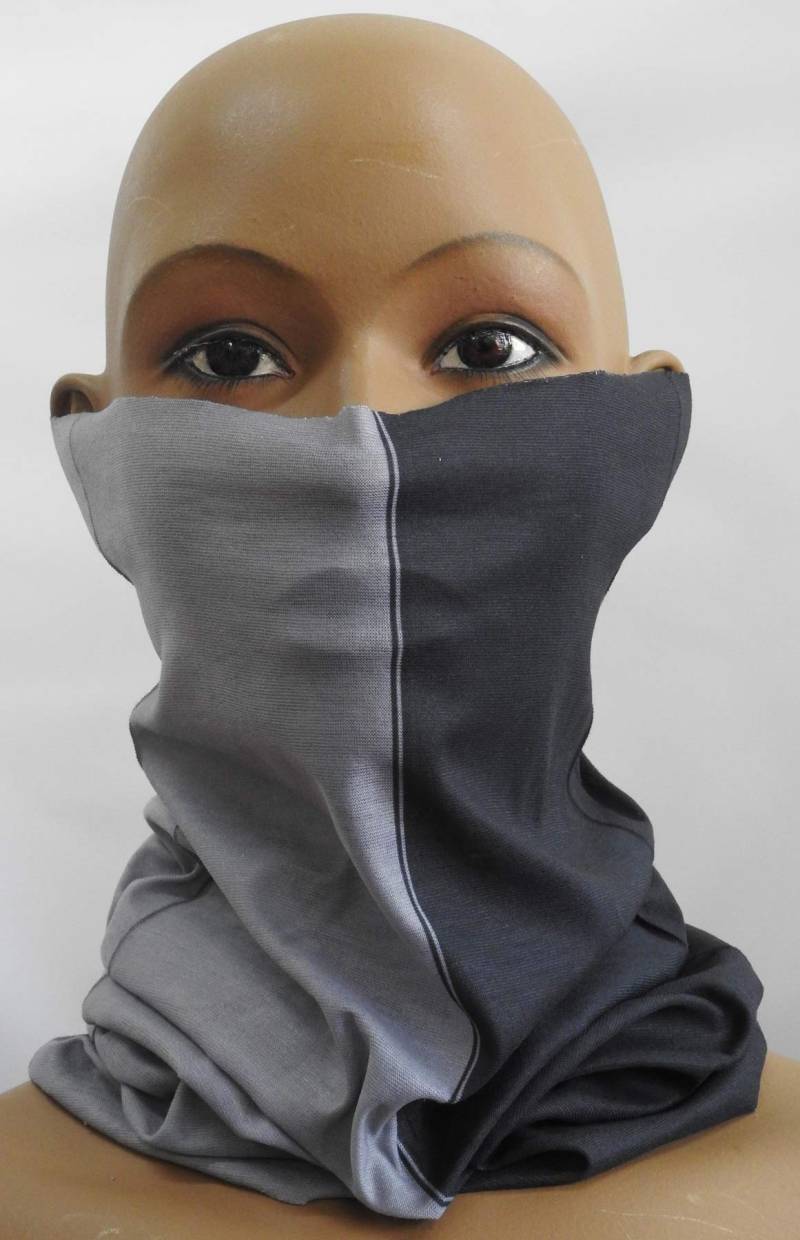 COFI 1453 Multifunktionstuch Halstuch Schlauchschal Atmungsaktiv Gesichtschutz Mundschutz Gesichtmaske Schwarz & Weiß M39 von COFI 1453