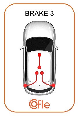 Cofle Seilzug, Feststellbremse [Hersteller-Nr. 10.5339] für Mazda von COFLE