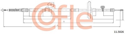 Cofle Seilzug, Feststellbremse [Hersteller-Nr. 11.5826] für Chevrolet von COFLE