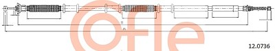 Cofle Seilzug, Feststellbremse [Hersteller-Nr. 12.0736] für Fiat von COFLE