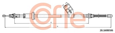 Cofle Seilzug, Feststellbremse [Hersteller-Nr. 20.160B506] für Jeep von COFLE