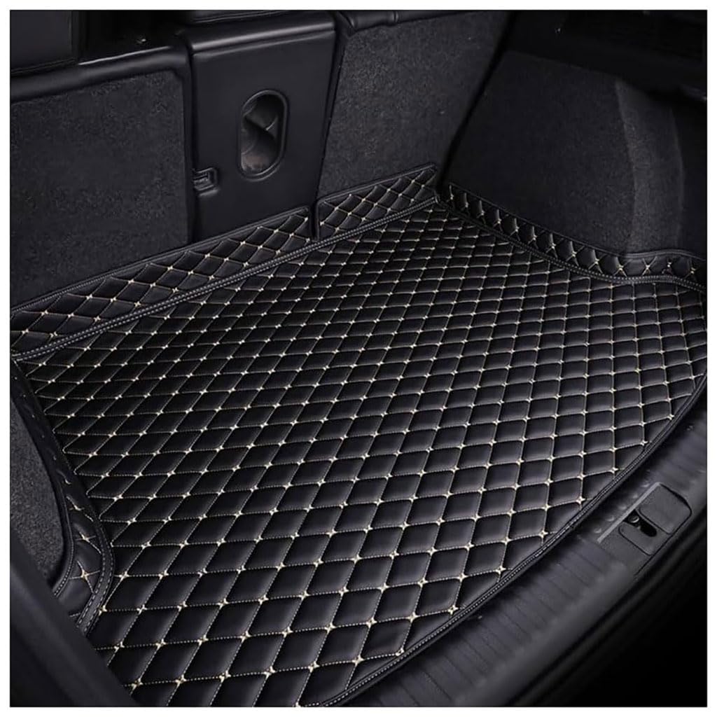 Auto Kofferraummatten Für Audi Q3 F3 SUV 2018 2019 2020 2021 2022 2023 (down), Leder Kofferraum Schutzmatte Verschleißfes Leicht Zu Reinigen rutschfest Strapazierfähigen Zubehör von COIEN