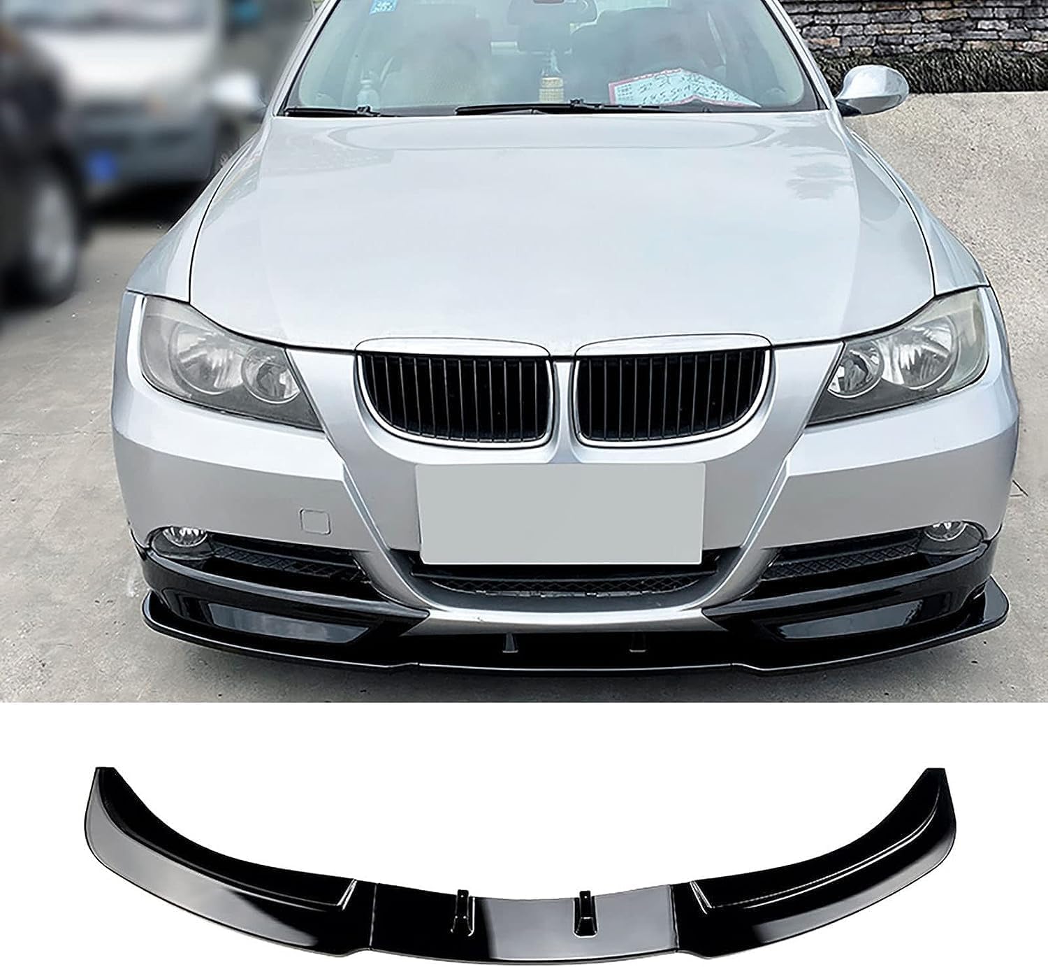 COIEN Auto Frontspoiler für BMW 3 Series E90 E91 320i 325i 2005-2008, Frontstoßstange Lippe Sport-Performance Lippen Flügel Exterieur Zubehör,A/Gloss Black COIEN Auto Frontspoiler für BMW 3 Series E90 E91 320i 325i 2005-2008, Frontstoßstange Lippe Sport-Performance Lippen Flügel Exterieur Zubehör,A/Gloss Black von COIEN