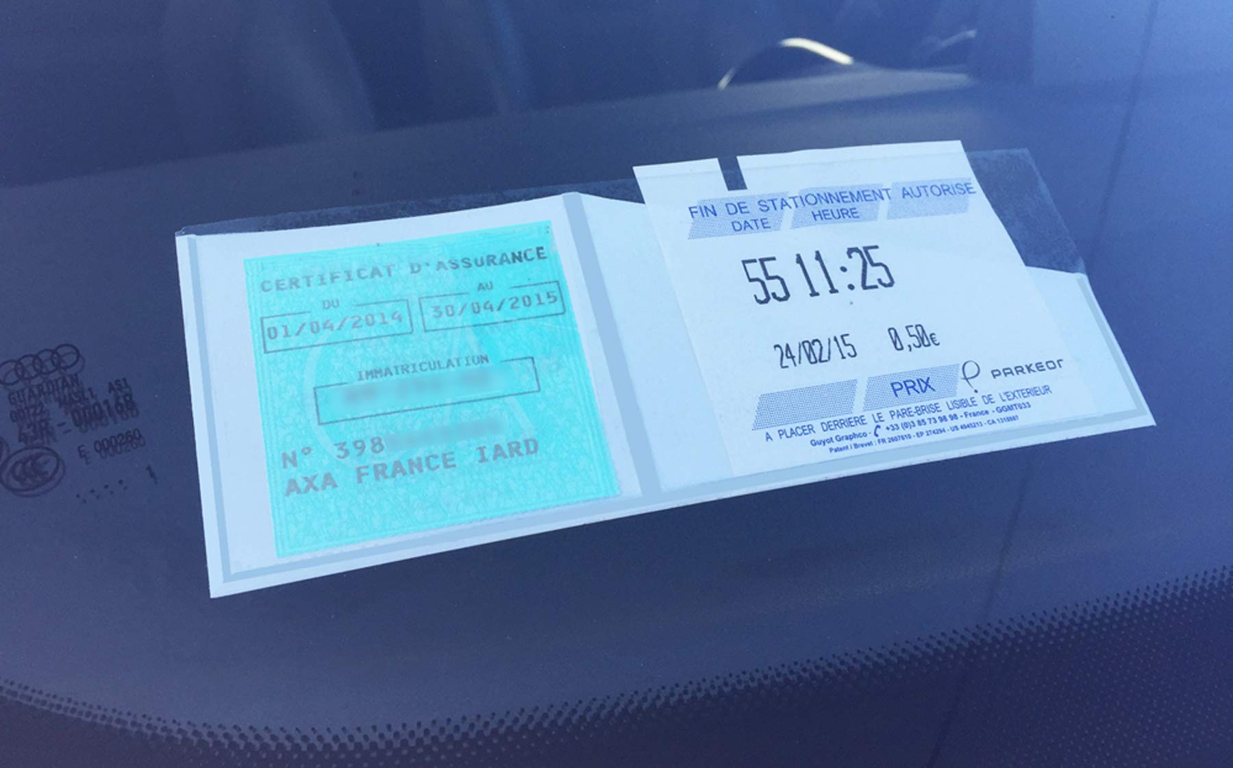 sans Color Pop Tickets und Versicherung für Windschutzscheibe sans Color Pop Tickets und Versicherung für Windschutzscheibe von SANS