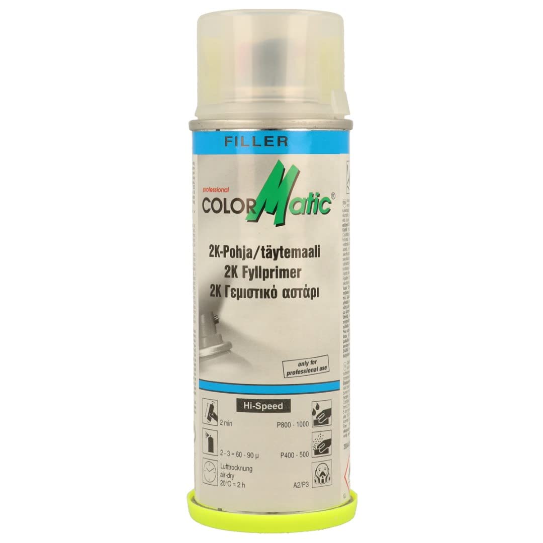 ColorMatic 195327 2K Hi-Speed Grundierfüller 200 ml, grau von COLORMATIC